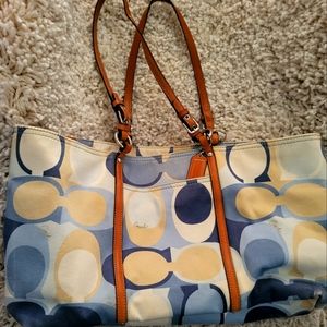Multicolored Coach Purse